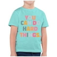 thumbnail image 1 of FhsagQ Hauts Mignons pour Garçons 10-12 Mode Enfants Rentrée des Classes Imprimé Col Rond Manches Courtes T-Shirt Décontracté Haut Garçons Chemises de Noël Taille 8-10 Printemps Vert Menthe 12-13 Ans, 1 of 4