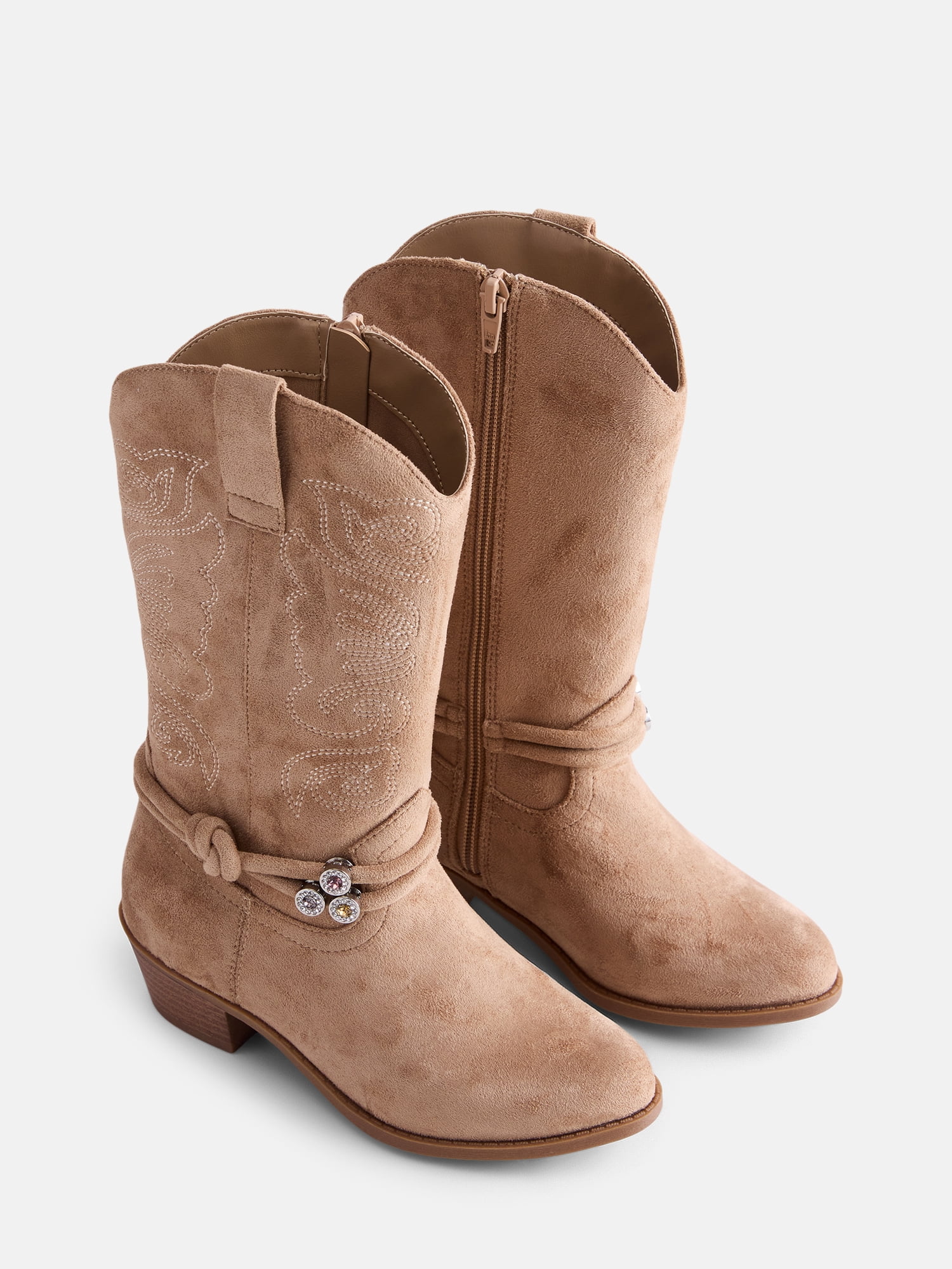 Madden NYC Girl’s Embroidered Charm Embellished Western Cowgirl Boots