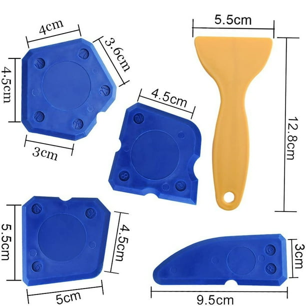 12Piece Caulking Tool Kit,Caulk Finishing Tool Kit (12Piece Caulking