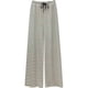 thumbnail image 3 of Pantalones anchos y rectos de cintura alta para adelgazar de primavera y verano, pantalones casuales de rayas blancas y negras con piso drapeado para mujer, de moda, 3 of 3