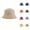 Khaki, variant on Beach Bucket Hats for Women - UPF 50+ Wide Brim Unisex Double Side Wear Reversible Bucket Hat Trendy Cotton Twill Canvas Sun Fishing Hat Fashion Cap
