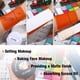 thumbnail image 5 of Kit de maquillaje UCANBE Athena para rostro y cuerpo con polvos y brochas, 5 of 7