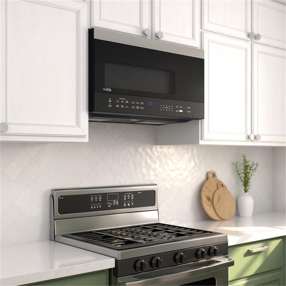 Pemberly Row 30" 1.6 cu.ft Over-the-Range Microwave Oven in Black
