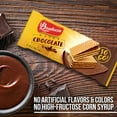 thumbnail image 4 of Bauducco Mini Wafer Cookies Chocolate, Delicious & Crispy Wafers with 3 Creamy Layers, Great for Snacks & Dessert, Single Serve, No Artificial Flavors, 1.41oz (Box of 12), 4 of 7