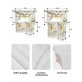 thumbnail image 5 of Bees Branches Swag Kitchen Curtains Sets for Windows 24 Inch Length, Farmhouse Spring Botanical Elegant Short Window Curtain Panels Swags Valances and Tiers 3 Piece Set for Cafe/Dining Room, 5 of 5