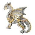 thumbnail image 3 of Sculpture Mécanique Steampunk Dragon Statue Décorative en Résine pour Chambres Bureaux Étagères, 3 of 22