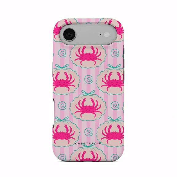 CASETEROID Tough Case for iPhone 17 Air – Dual-Layer Protection, Shockproof [Compatible with MagSafe] – Sugar Crabs Case