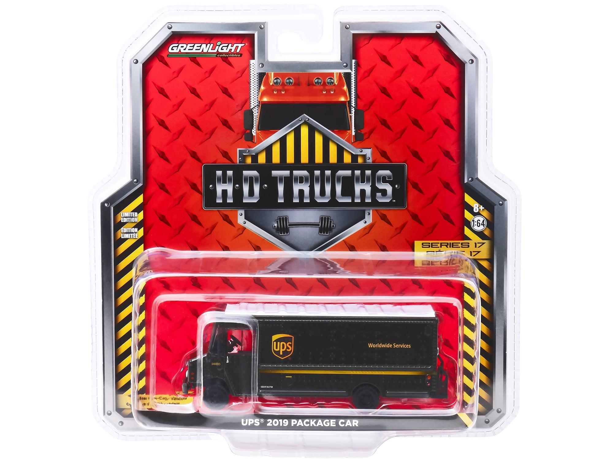 Greenlight 1:64 Heavy Duty Trucks SR 17 UPS 2019 Package Car