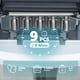 thumbnail image 3 of Máquina de hielo EUHOMY Smart Countertop 12 kg/24 h 9 cubos 8 min, 3 of 7