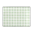 thumbnail image 7 of Area Rugs For Living Room Decor - Pistachio Green Checkboard Soft Anti Slip Throw Washable Rugs 5x7 For Bedroom, Indoor Carpet For Bedroom Living Room 80x58In, 7 of 7