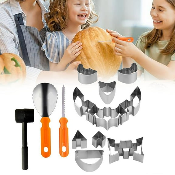 Clearance Tool Bag under $10,Pumpkin Carving Tool Set For Halloween Jack O' ， Halloween Pumpkin Carving Kit With Templates & Tools