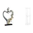 thumbnail image 1 of Figura De Pareja Besándose En Acrílico, Estatua Coleccionable, Adorno De Escritorio Para Dormitorio, Boda, Estantería, Armario, Decoración Del Hogar, Mesita Auxiliar Pequeña Para Bebidas,, 1 of 8