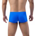 thumbnail image 6 of HUPOM Mens Underwear Boxer Briefs Male Thongs Medium waist Comfort Waist Solid Boxer Briefs Blue XL, 6 of 9
