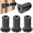 thumbnail image 1 of 4 PCS Starlink Wall Grommets Kit 3/4" Silicone Wall Bushing-Waterproof Drywall Tv Cord Pass Through Split Rubber Cable Grommet for Starlink Dishy Ethernet Cables Router (Black 1-1/2" Height) Black, 1 of 8