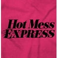 thumbnail image 2 of Hot Mess Express Rebel Girly Messy Women Crewneck Sweatshirt Brisco Brands X, 2 of 6