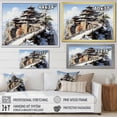thumbnail image 4 of Designart "Tibetan Monastery Asian Painting VII" Asian Wall Art Living Room, 4 of 5
