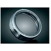 Kuryakyn 6917 LED Halo Trim Ring for Headlight - Chrome