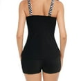 thumbnail image 4 of Jewelreauty Womens Two Piece Bathing Suits Summer Swimsuits Modest Tankini Tops with Atheletic Shorts Beach Sets (S, Black), 4 of 4