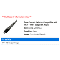 thumbnail image 2 of Door Contact Switch - Compatible with 1979 - 1981 Dodge St. Regis 1980, 2 of 2