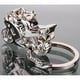 thumbnail image 4 of Llavero de coche con abalorio de metal plateado con diseño de minimoto 3D, ideal como regalo, 4 of 5
