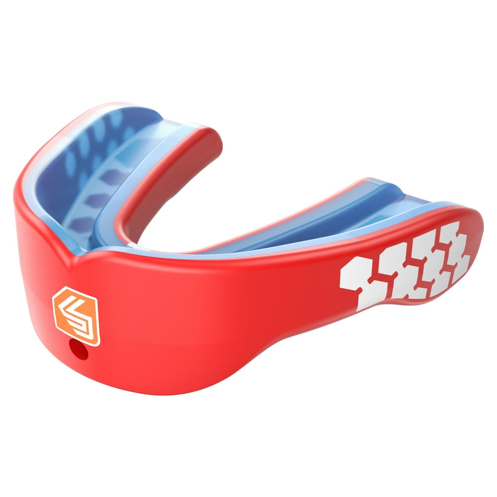 Shock Doctor Gel Max Pro Mouthguard, Youth, Red