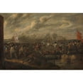 thumbnail image 3 of Nicolaas van Eyck II 14x11 Black Modern Framed Museum Art Print Titled - Infantry Skirmish in the Eighty Years War (C. 1645), 3 of 5