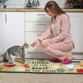 thumbnail image 2 of Black Sunflower Rugs and Mats Non Slip Kitchen Mat Set of 2 Anti Fatigue Kitchen Rug Set PVC Stain Resistant Washable Rug (17"x47.2"+17"x23.6"), 2 of 6