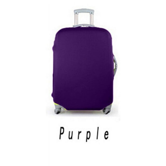 Housse de Protection pour Valise de Voyage, Valise à Roulettes, Housse Antipoussière pour Bagage de Voyage, Accessoires de Voyage, s'Applique (Housse Seulement) Violet P