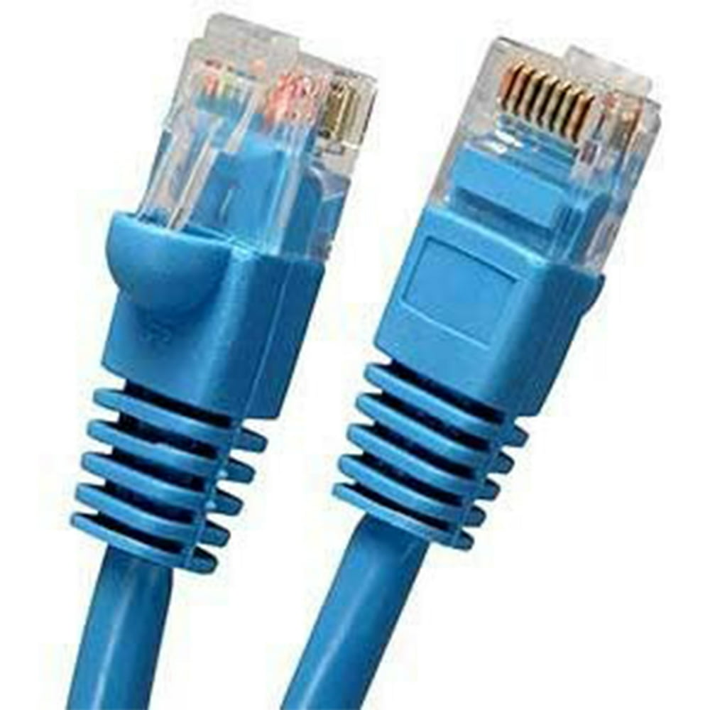 iMBAPrice® (CAT5e Cable 15 ft Blue Male to Male Connectors for BaseT Networks