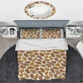thumbnail image 3 of Designart 'Pine Cones Pattern' Modern & Contemporary Duvet Cover Set, 3 of 4
