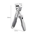thumbnail image 3 of Dvkptbk nail clippers Antisplash Nail Clippers Set-stainless Steel File + Portable Iron Case Nail Tools, 3 of 9