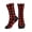 2 Black-2, variant on Women's Men's Buffalo Plaid Colorful Novelty Pattern Crew Athletic Socks