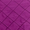 thumbnail image 2 of Ultimate Textile (10 Pack) Embroidered Pintuck Taffeta 120-Inch Round Tablecloth Raspberry, 2 of 3