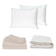 thumbnail image 1 of Juego de Sabanas Matrimonial Basic Crema + Protector Ultra + Almohada Osos 2, 1 of 7