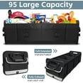 thumbnail image 3 of Car Trunk Organizer,Heavy Duty Collapsible 95 L Capacity Car Trunk Storage Organizer,Multi-Compartment Pockets, Adjustable Straps - Ideal for Travel, Camping, Shopping,Perfect for SUV, Truck, Sedan, 3 of 6