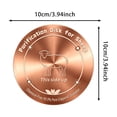 thumbnail image 3 of Tong Copper Disc Bird Bath For Bird Feeders Brass Water Basin Cleaning Disk For Outdoor Bird Bath Bird Feeders For Outdoor Use Copper Bird Bath Cleaner With Protective Coating, 3 of 4