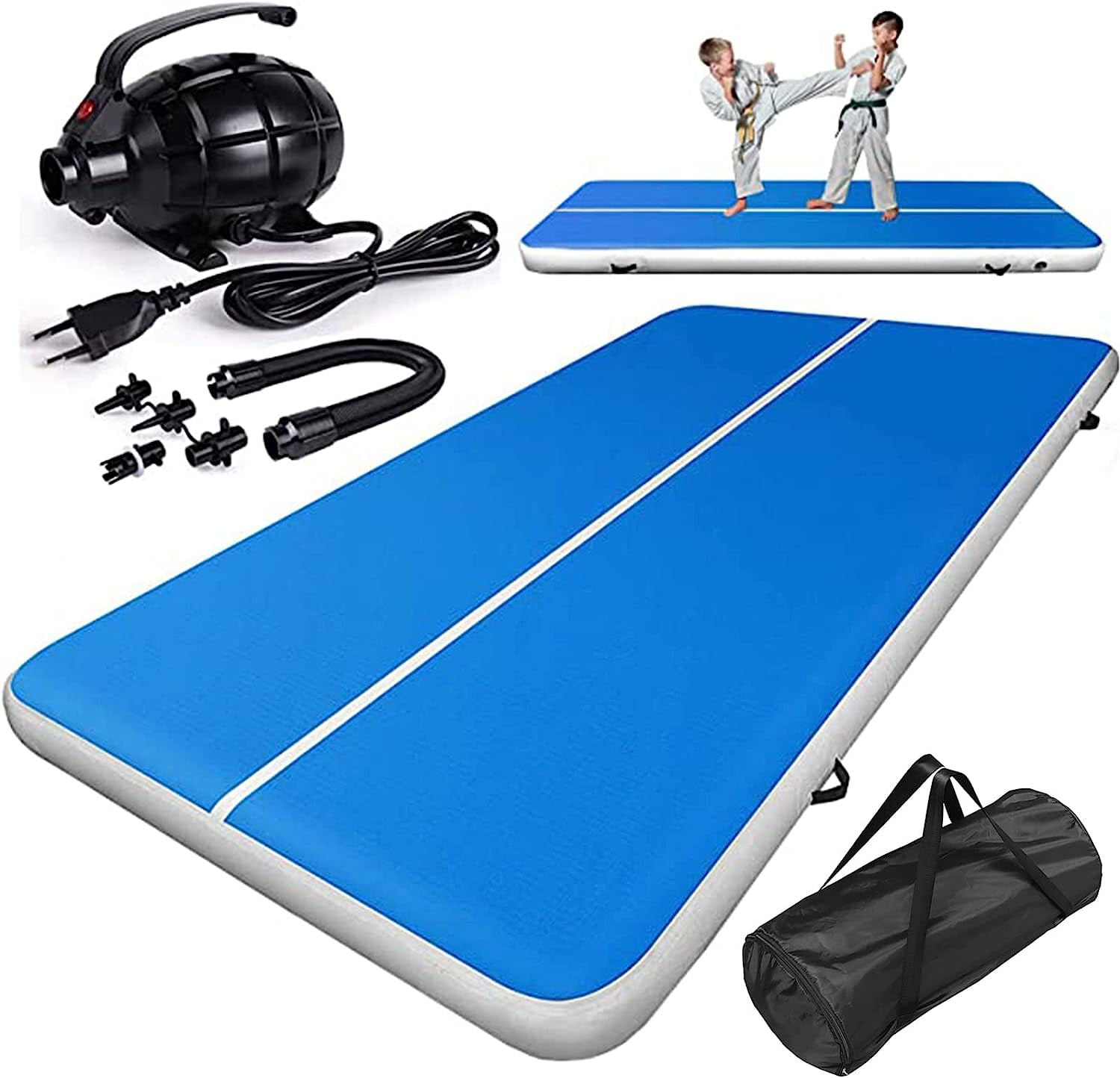 20 X 6 FT Inflatable Gymnastics Mat, 8 Inches Thickness Training Mat