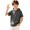 C125 Dark Gray, variant on CONZONE Toddler Boys Hoodies Short Sleeve Hooded Sweatshirts with Pocket Fall Pullover Boys Clothes Size 4-5 Years
