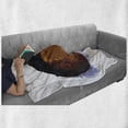 thumbnail image 6 of Beagle Soft Flannel Fleece Throw Blanket, Sketch Drawing Doodle Style Loyal Friend Sleeping on Plain Backdrop, Cozy Plush for Indoor and Outdoor Use, 50" x 70", Black Pale Caramel, by Ambesonne, 6 of 6