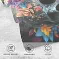 thumbnail image 7 of SKYSONIC Towels Set of 2 Closeup Flower Skull Print for Bathroom Kitchen Travel 16×28 inch, Cotton Bath Towels Lightweight Quickdry for Bathroom Ktichen Travel SPA Gym, 7 of 7