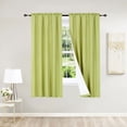 thumbnail image 6 of 1 Panel Lined Blackout Window Curtain Treatment Drape Rod Pocket Light Filtering 84"long ,Matte NAVY R64, 6 of 7