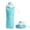 Blue, variant on Lurella Cosmetics Sip N' Fold Bottle, 600ml, Green, Reusable, Silicone, for Travel and Outdoor Activities