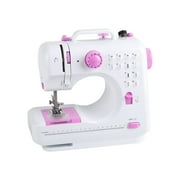 mini portable sewing machine -12 built-in stitches, double thread, double speed, pedals for children and women