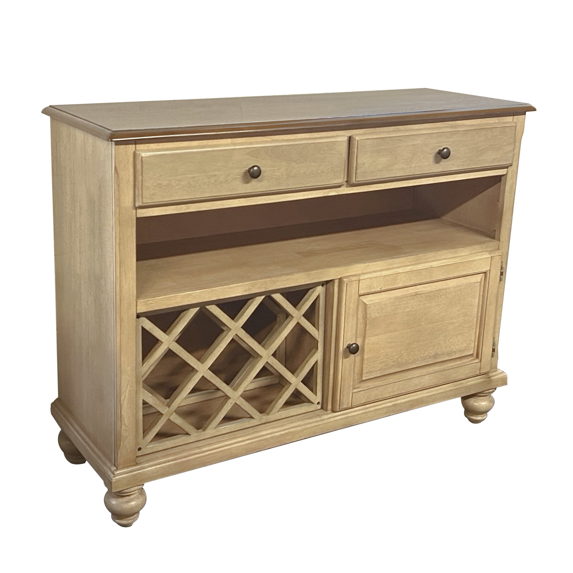 The Hamptons Collection 44.5” Light Brown Wooden Rectangular Buffet