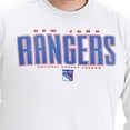 thumbnail image 5 of Men's G-III Sports by Carl Banks White New York Rangers Adaptive Mesh Effect Long Sleeve T-Shirt, 5 of 6