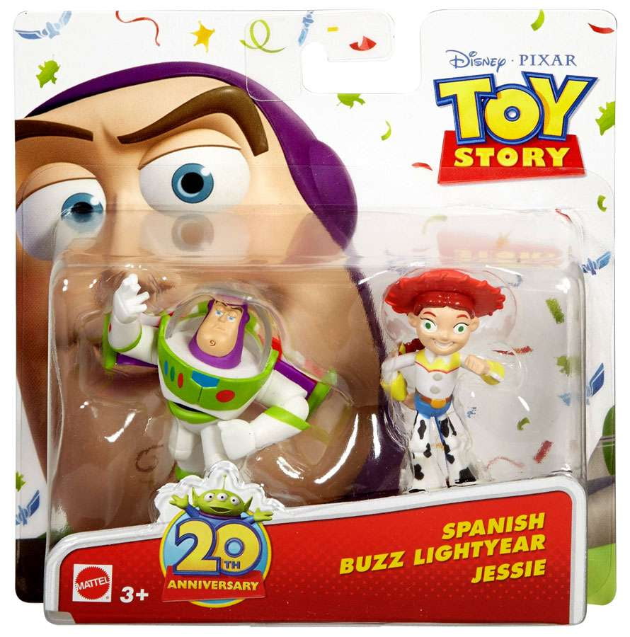 Disney/Pixar Toy Story 20th Anniversary Jessie and Spanish Buzz Lightyear Figure - Walmart.com
