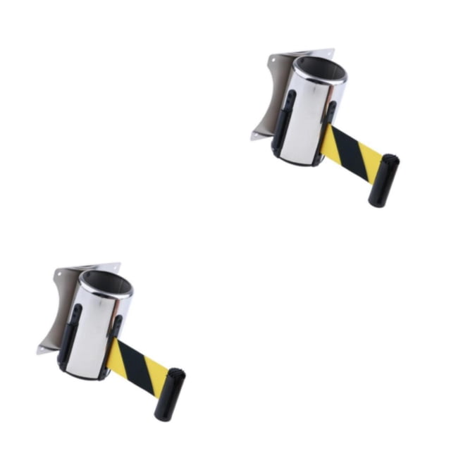 Bearachild Stanchion Queue Barrier Wall Mount Crowd Control Retractable Ribbon eter Type1 NO1