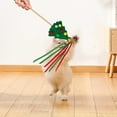thumbnail image 5 of PONPRNGY Cat Toys, 1Pc Christmas themed Kitten Teaser Stick Funnys Tassels Wand Toy Pets Interactive Stick Chaseing Supplies, 5 of 6