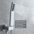 thumbnail image 5 of Full Body Shower System with Body Shower Spray Jets, 12'' Ceiling Shower Head System with Jets & Hand Shower, Polished Chrome Rain Shower System Faucet Set with Jets & Valve, 5 of 9