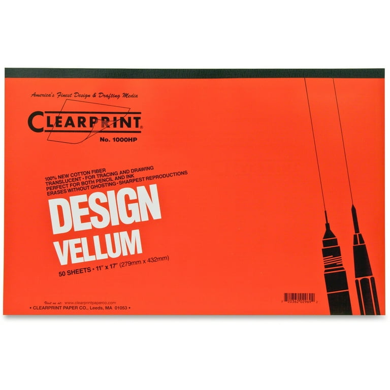 Clearprint Design and Sketch Pad, Unprinted, 11